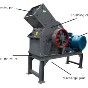 Ciottoli di fiume e macerie di cemento Mobile frantoio per pietre attrezzature industriali con 220V motoriduttore smerigliatrice altri macchinari - Product Image 1