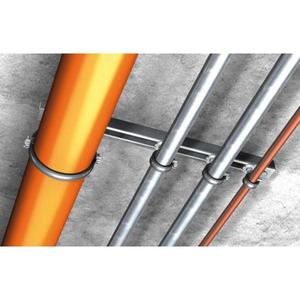 FISCHER - 537990 Pipe doble tornillo abrazadera galvanizada en caliente FRS-EAN 4048962260120 ELEMENTOS PARA FIJACIÓN DE ABRAZADERAS METÁLICAS - Product Image 3