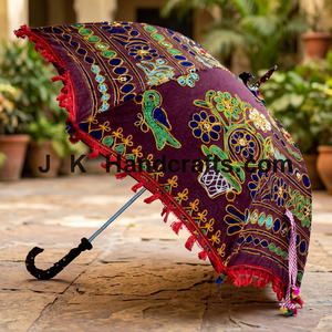 ร่มปักลวดลายทำมือ - Product Image 4