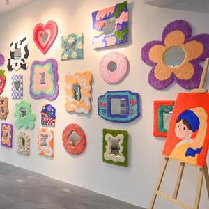 Pistolet en peluche bricolage en tissu de tapis brodé à l'arrière primaire 1*5M - Product Image 6