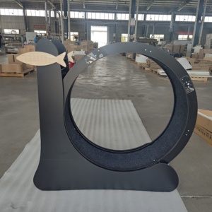 Vente en gros de panneaux de fibres interactifs anti-dépression Exercice en bois pour animaux de compagnie Course à pied Tapis de course amusant pour chat - Product Image 4