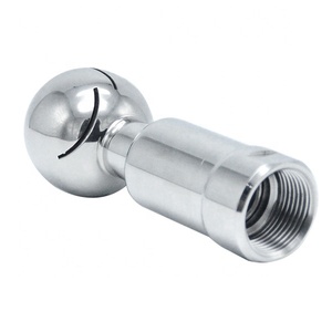 Boquilla pulverizadora de 1/2 pulgada TC 25.2MM de acero inoxidable sanitario SS304 con extremos de férula, bola pulverizadora giratoria de limpieza con pulido espejo para tanques - Product Image 4