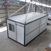 Maison Modulaire Préfabriquée Conteneurisée Moderne Personnalisable Respirante 3 Chambres, Bureau Pliable Compact à Emballage Plat