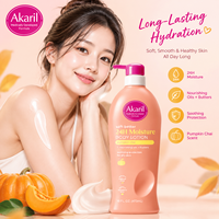 Lotion Corporelle Akaril 16 Oz Citrouille Chai Hydratation Profonde Beurres Hydratants Protection Apaisante Soin Anti-Irritations Quotidien