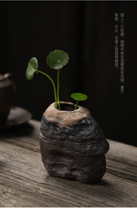Mini piccoli <span class=keywords><strong>vasi</strong></span> di fiori tradizionali cinesi in stile retrò vaso in ceramica grezza <span class=keywords><strong>vasi</strong></span> in ceramica fatti a mano - Product Image 3