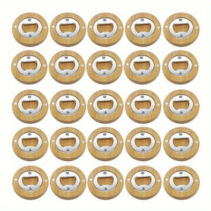 カスタム竹製・木製マグネット式栓抜き DIY越境販売向け 結婚式やパーティーギフトに最適 - Product Image 4