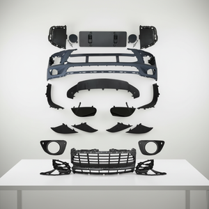 Kit de Carrocería para Auto, Piezas de Parachoques, Juego de Kit de Carrocería para Parachoques Delantero para <span class=keywords><strong>Porsche</strong></span> <span class=keywords><strong>Macan</strong></span> 2014 2015 <span class=keywords><strong>2016</strong></span> 2017 - Product Image 4