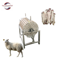 Conteneur d'abattage de moutons | Conception mobile | avec aiguiseurs de couteaux