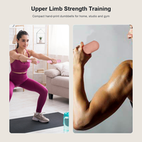 Poignée ergonomique en forme d'haltère avec bordure antidérapante en silicone, motif de maintien ergonomique pour l'entraînement des membres supérieurs, bâton de yoga, fitness, unisexe, OEM
