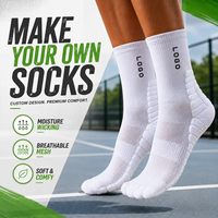 Chaussettes de sport professionnelles avec logo personnalisé, chaussettes en coton à compression de la voûte plantaire, broderie personnalisée pour les articles de marque et les vêtements de sport