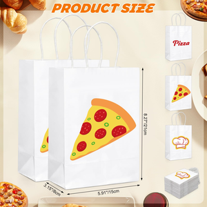 Bolsas de Papel Kraft para Comida para Llevar de Restaurante con Logotipo Personalizado, para Entrega de Shawarma - Product Image 2