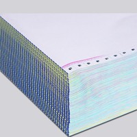 Custom CF CFB CB Carbonless Office Factura de papel de 2 capas continuo Carbonless Computer Copy Paper