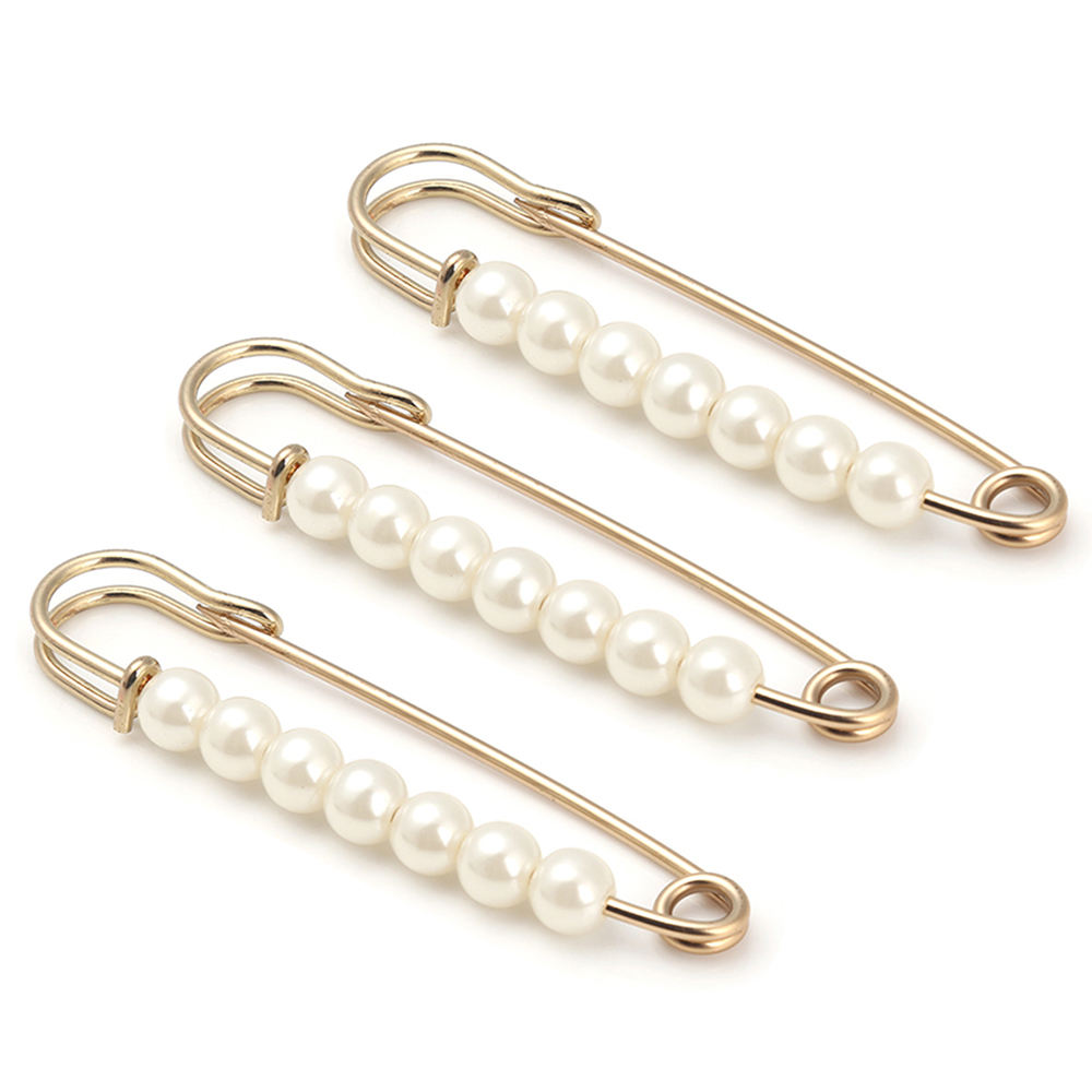 Wholesale Pearl Head Hijab Pins Elegant Muslim Accessories