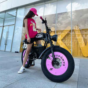 دراجة كهربائية بتعليق كامل OEM بقوة 48 فولت 500 واط مع 21 سرعة وفرامل قرصية ميكانيكية مزدوجة وهيكل من سبائك الألومنيوم من المصنع مباشرة - Product Image 2