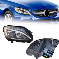 Système d'éclairage automobile USA Phare avant LED 12V LHD OEM 2059061561 2059061661 pour Benz Classe C W205 2015-2018