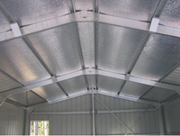 Feuille d'isolation thermique en aluminium/MPET à bulles, résistante au feu, épaisseur personnalisée, pour toits, murs, sols