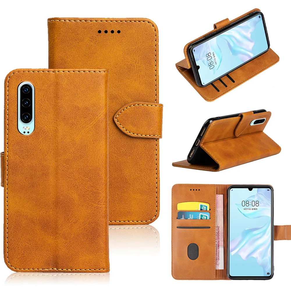 Leather Wallet Cover For Huawei Honor X20 Se Play 20 5T 4T 3e V8 V9 V10 V20 V30 V40 Magic 3 Pro Flip Book Case