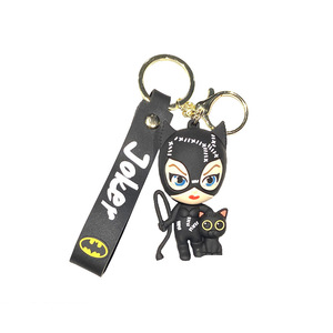 Xuyên biên giới sáng tạo truyện tranh nhân vật phản diện jokered harley quinn Keychain vòng chìa khóa batmaned mát mẻ - Product Image 5