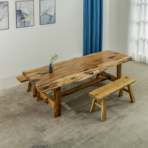 Tavolo da Pranzo <span class=keywords><strong>e</strong></span> Piano Tavolo Moderno ed Elegante <span class=keywords><strong>in</strong></span> <span class=keywords><strong>Legno</strong></span> <span class=keywords><strong>e</strong></span> <span class=keywords><strong>Resina</strong></span> Epossidica per Casa, Bar, Appartamento, Caffetteria o Parco - Product Image 2