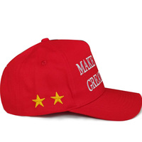 Fabricant de chapeaux, personnalisez votre propre casquette de baseball brodée, casquettes MEGA, casquette de baseball rouge, casquette Make Spain Great Again