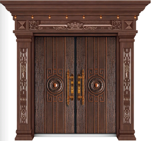 Conception moderne <span class=keywords><strong>de</strong></span> <span class=keywords><strong>porte</strong></span> <span class=keywords><strong>d</strong></span>'<span class=keywords><strong>entrée</strong></span> ouverte à double <span class=keywords><strong>sécurité</strong></span> en acier SD pour villa et appartements avec construction métallique - Product Image 3