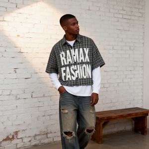 Camisetas de Algodón 100% Ecológicas con Logotipo Personalizado del Fabricante, Estampado en Serigrafía, Estilo Vintage, Manga Corta, Cuello Redondo, Corte Holgado y Recto - Product Image 2