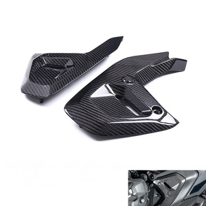 ฝาครอบข้างโครงสามเหลี่ยมคาร์บอนไฟเบอร์แห้ง 3K สำหรับ BMW R1300GS 2023+ ชุดป้องกันโครงรถมอเตอร์ไซค์  แบบเงาและแบบด้าน  คาร์บอนทริม - Product Image 1