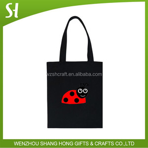 Bolsa de compras de lona de algodón reutilizable, reciclada, natural, personalizada con logotipo impreso, al por mayor. - Product Image 5