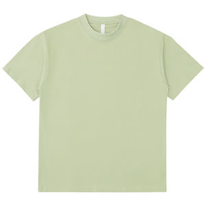 Venta al por mayor de alta calidad, camiseta informal de cuello redondo, camiseta de peso pesado en blanco 100% algodón 245gsm, camisetas lisas Unisex impresas - Product Image 3