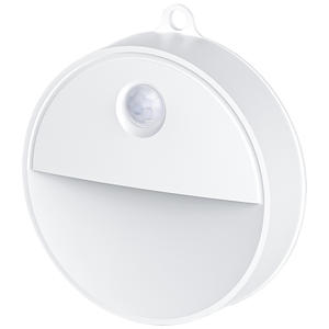 T012 Round <b>Battery</b> Powered Sensor Night <b>Light</b> White Warm <b>Light</b> For Hallway Bedside Cabinet Wall Mount - Product Image 2