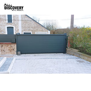 Électrique automatique design moderne décoration métal aluminium moteur principal ouvre portail coulissant pour jardin - Product Image 6