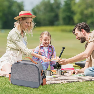 Sacs de boîte à lunch isothermes réutilisables avec logo personnalisé, sac à lunch fourre-tout isotherme étanche pour femmes hommes en gros en usine - Product Image 6