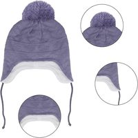 Conjunto de gorros, guantes, bufanda para el cuello y manoplas para niños pequeños de invierno con forro cálido para bebés de 4 a 8 años, niñas y niños
