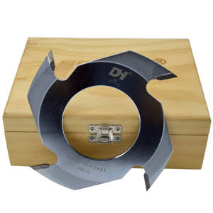 Fresa para uniones dentadas de madera con punta de carburo de tungsteno TCT de 4 alas, para herramientas de carpintería y conformado de tableros - Product Image 1