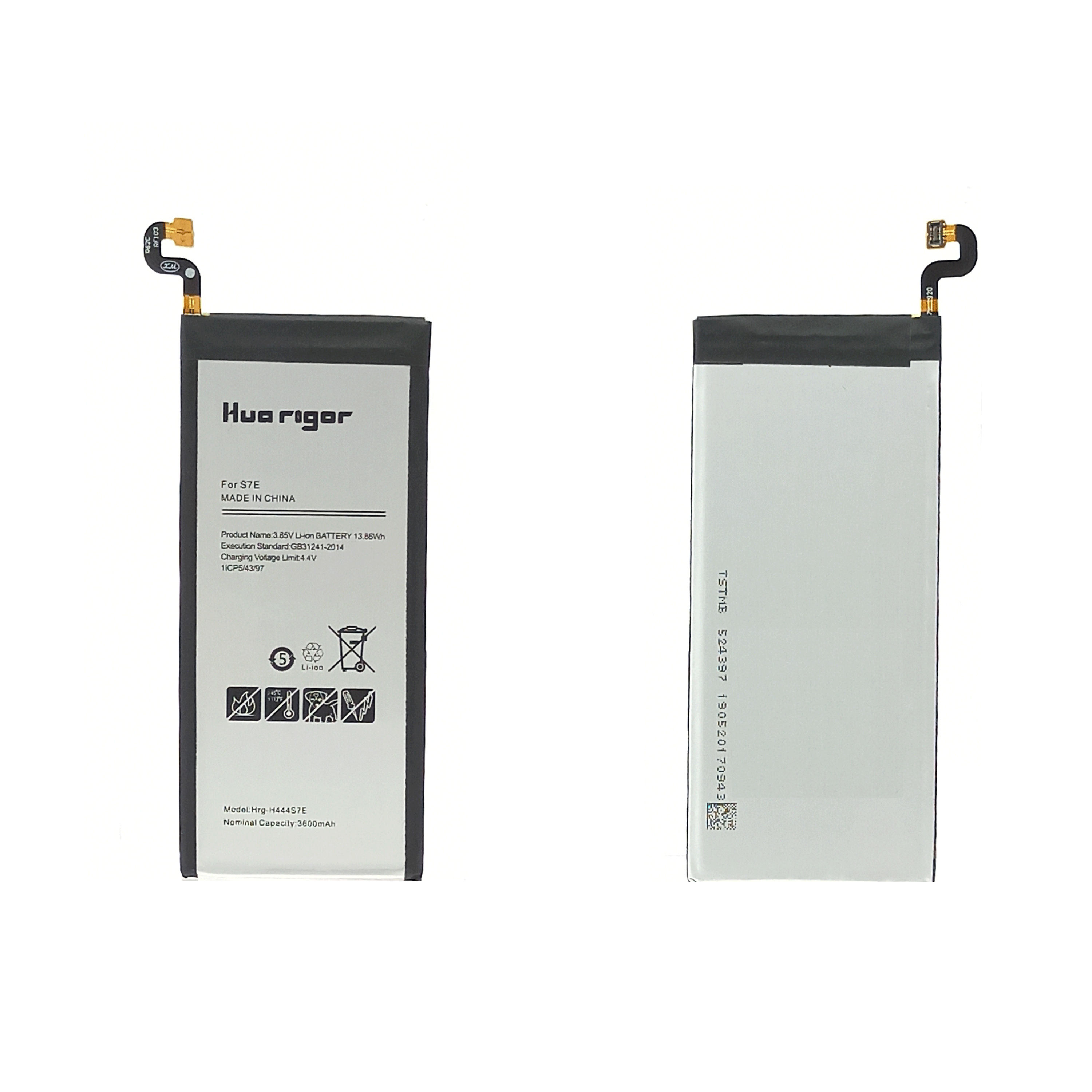 Factory Supply 0 Cycle Replacement Cell Phone Battery for Samsung Mobile S7 Edge