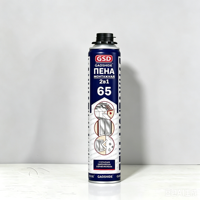 Mousse de polyuréthane GAOSHIDE Modèle 65 Grade A2 750g à faible rétrécissement, haute résistance, ignifuge, agent de calfeutrage
