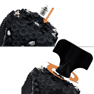 Không có biểu tượng 48 pcs 4.8mm 3/16 "theo dõi & lĩnh vực kim tự tháp gai Giày thay thế độ cứng cao thép hợp kim chạy nước rút chạy xuyên quốc gia - Product Image 6