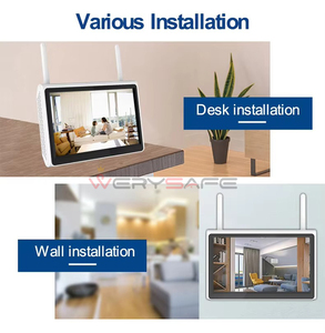WERYSAFE Ai Alarm <strong>Wireless</strong> Wifi Nvr Kit 8 Channel 4ch 10.1 Inch Screen Surveillance Outdoor Solar <strong>Security</strong> Cctv <strong>Camera</strong> <strong>System</strong> - Product Image 4