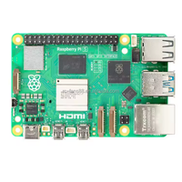 Placa base Raspberry Pi 5, placa de brazo de 4GB para Linux, programación Python, PCIe, Gigabit Ethernet, tarjeta de programación de desarrollo