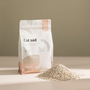 Lettiera per <span class=keywords><strong>gatti</strong></span> di Tofu Premium naturale eco-friendly senza sabbia pulita campione di gatto prezzo di fabbrica riempitivo di Tofu per <span class=keywords><strong>gatti</strong></span> - Product Image 1