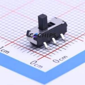 K3-2235S-K1 Slide Switch SMD Switch Double Pole Double Throw Rectangle Pin Header Gull Wing Type 9mm - Product Image 1