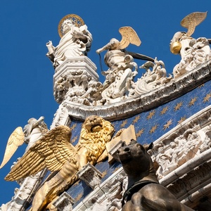 Estatua artística de bronce de Animal de fundición, escultura de León alado de bronce para decoración de Hotel de cinco estrellas - Product Image 3