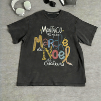 Vêtements streetwear, t-shirts vintage pour hommes, t-shirts à motifs, t-shirts délavés, t-shirts lourds personnalisés pour hommes