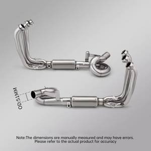 Pour moto 675SR NK675 675 <span class=keywords><strong>SR</strong></span> CF675SR 2024 2025, raccord de tuyau d'échappement avant 51mm pour silencieux - Product Image 2