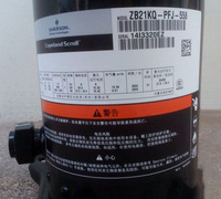 Pièces de compresseur frigorifique hérmétique à spirale Copeland R134A ZB21KQ-PFJ-524 ZB21KQE-PFJ-524 ZB21KQ-TFD-524 ZB21KQE-TFD-524