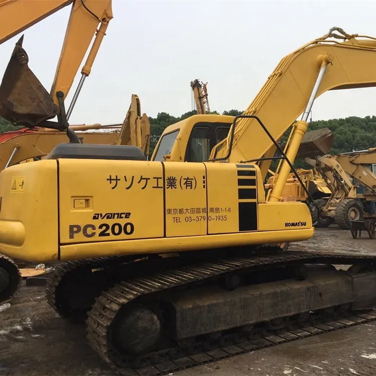 Guter Zustand Original design gebrauchter Bagger Komatsu PC200, PC220 gebrauchter Bagger in Shanghai