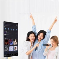 Monitor Portátil Inalámbrico Inteligente de 21.5 Pulgadas con Asistente de Voz IA, Pantalla IPS con Android 13, Cámara de 8MP y Base Móvil