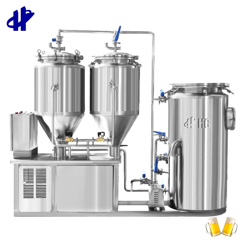 50l 100L 200L 300L 500L 700L 800L مصنع الجعة الفولاذ المقاوم للصدأ التجاري شريط المنزل الحرفية الدقيقة معدات تخمير البيرة