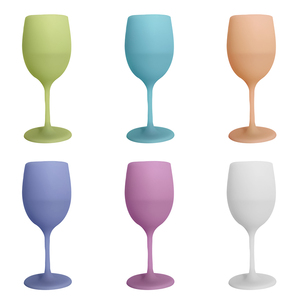 Silicone Red Wine <strong>Glasses</strong> Unbreakable Stemmed Drinking <strong>Glasses</strong> Shatterproof Wine Goblet Cup for <strong>Parties</strong> Weddings Events - Product Image 4