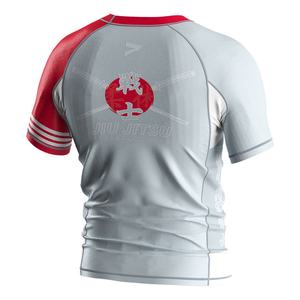 Ancient Warrior Rash Guard à manches courtes sublimé, protection UV, No Gi MMA - Product Image 2